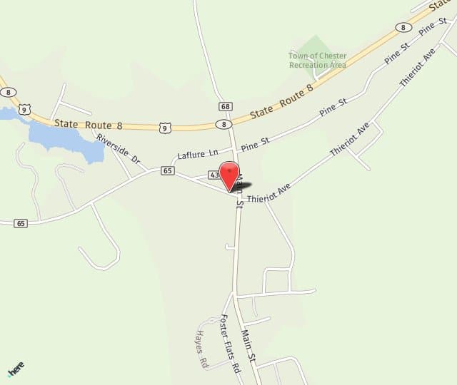 Location Map: 102 Riverside Drive Chestertown, NY 12817
